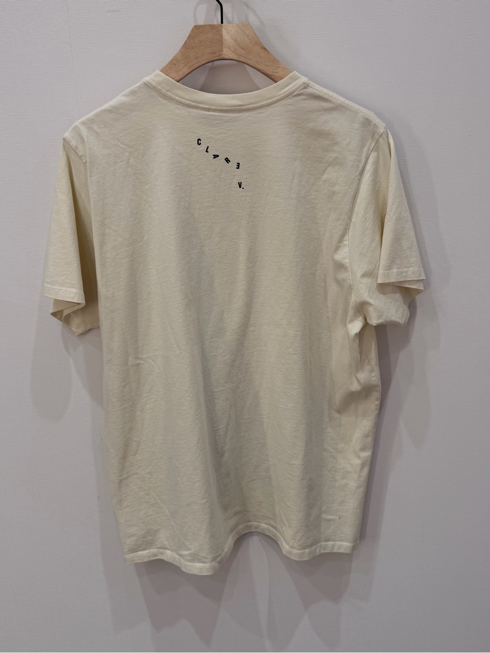 Clare V. Cream Tee with Hollywood Graphic - Picture 4 of 4